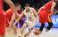 Latvijas basketbolisti izcīna uzvaru, bet uz pasaules čempionātu Ķīnā brauks Melnkalne