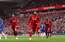 "Liverpool" ar diviem vārtiem trīs minūšu intervālā pārspēj "Chelsea"