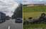 Smaga divu auto un "fūres" avārija uz Bauskas šosejas; ir viens cietušais