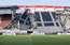 Iebrucis Nīderlandes kluba "Alkmaar" stadiona jumts