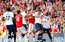 Emocijām bagātā superspēlē "Arsenal" un "Tottenham" spēlē neizšķirti