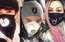 Foto: latviešu slavenības izrāda savas sejas maskas un respiratorus
