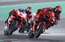 Apbrīnojamā "Ducati" jauda  – "MotoGP" pasaules čempions Mirs finiša taisnē palaiž garām Zarko un Bagnaiju