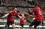 "Manchester United" ugunīgā UEFA EL pusfinālā saplosa "Roma"