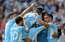 "Manchester City" pamatīgi ieskrējušies un sarauj gabalos arī "Arsenal" aizsardzību
