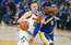 Jokičam NBA "triple‑double" "Nuggets" uzvarā pār čempioni "Warriors"