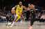 Gaviļnieks Džeimss salādē 47 punktus, "Lakers" svin uzvaru pār "Hawks"