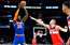 Ņujorkas "Knicks" galotnē met precīzāk un apspēlē Porziņģa "Wizards"