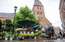 Foto: Doma laukuma notiek tradicionālais Zāļu tirgus