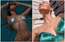 Sabiedrībā zināmas dāmas bauda pirmos saules starus un izrāda formas bikini