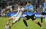 Argentīnas futbolisti Pasaules kausa atlases spēlē uzvar Urugvajā