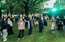 Foto: lieli un mazi Uzvaras parkā svin jaunās kafejnīcas atvēršanu
