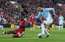 "Manchester City" vairākumā iesit trīs golus "Liverpool" vārtos