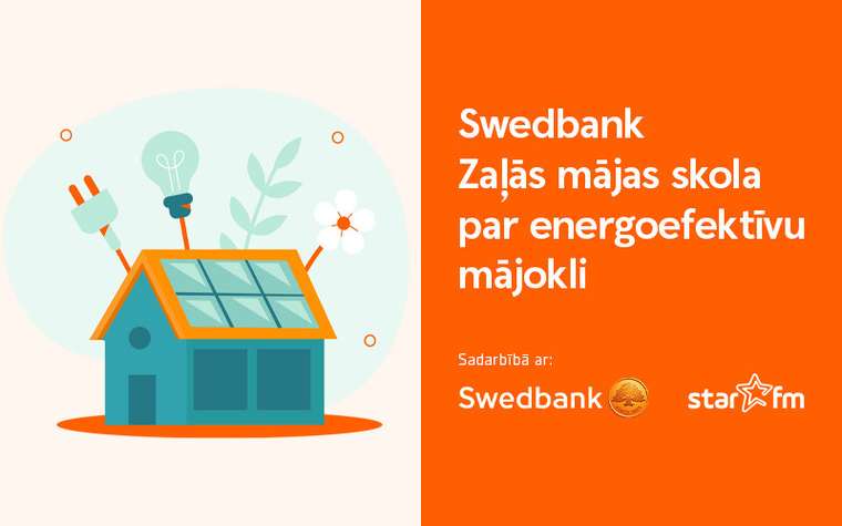 Tv3 project: Swedbank Zaļās mājas skola par energoefektīvu mājokli